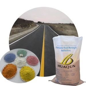 Peinture de marquage routier à haute réflectivité, peinture de marquage routier thermoplastique avec billes de verre - Product Image 1
