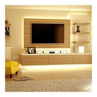 Meuble TV moderne de design italien ACE, meuble de salon unique et abordable avec éclairage LED