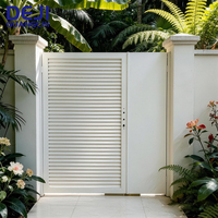 Petites portes modernes pour l'extérieur, portes de jardin en aluminium de haute qualité