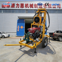 Machine de forage de puits d'eau portable tout-en-un compacte de 100 m pour usage domestique