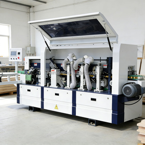 Machine à chantourner les bords adhésifs EdgeBander, équipement de collage à chaud et à froid pour placages ABS PVC, multi-usage pour armoires et meubles - Product Image 4