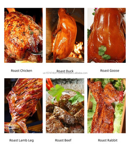 Horno Eléctrico/a Gas Comercial de Acero Inoxidable de Alta Resistencia a la Temperatura, Fácil de Limpiar, Ideal para Pollo, Pavo, Cordero y Pato - Product Image 3