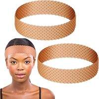 Bande de maintien en silicone pour perruques à dentelle, réglable, transparente, élastique, antidérapante, sans couture, fixation solide, logo personnalisé pour femmes