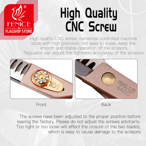 7 ''7.5 inch professional pet thinning Chunker Fenice scissors for dogs - Product Image 3