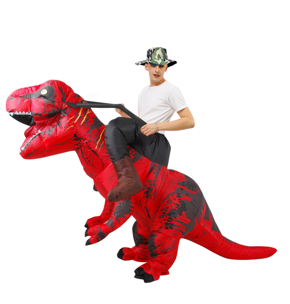 Riding Inflatable Dinosaur Costume