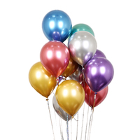 200 pièces 10 pouces ballons en latex standard perle hélium globo pastel fête personnalisé chrome métal décoration ballons