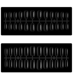 <span class=keywords><strong>Faux</strong></span> <span class=keywords><strong>ongles</strong></span> français acrylique de manucure complet, 120/240/504, 50 pièces, en boîte, Blister naturelle, Transparent, deux couleurs - Product Image 4