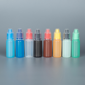 Tùy chỉnh <span class=keywords><strong>15ml</strong></span> 20 ml mềm bóp nhựa lỏng mắt thả chai PE 20 ml Mỹ phẩm chai cho ánh sáng lung linh dầu với trắng đen cap - Product Image 4