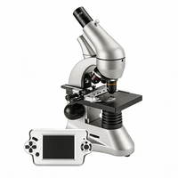 LARREX HD Optical 40x-2000x LCD Display Digital LED Illumination Manual Focus 1 Year Warranty Biological Microscope for School