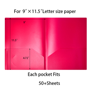 プラスチックファイルフォルダーレターサイズオフィス & スクールレポート & ファイル管理用工場卸売A4ブラックPPプラスチックファイルフォルダーサイズ3プロング - Product Image 4