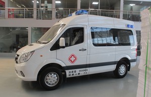 Véhicule d'ambulance médicale de secours professionnel léger Foton Diesel Blue Plate, véhicule de transfert de patients, fourgon 4X2 LHD 150 CV - Product Image 2