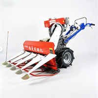 Meilleures ventes : Moissonneuse portative pour maïs, blé et riz, mini-récolteuse manuelle pour tracteur à conducteur marchant, modèle Binder Soybean
