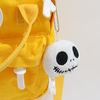 Nuit palpitante Halloween Jack diable crâne en peluche porte-clés jouet drôle Figurine cintre cartable petit pendentif