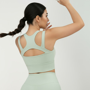 Reggiseno Sportivo da Donna Taglie Forti con Zip Frontale - S-5XL, Supporto Elevato con Imbottiture Monopezzo, in Spandex/Nylon, Schiena Modellata, per Corsa, Yoga, <span class=keywords><strong>Palestra</strong></span> - Product Image 3