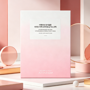 ATTATION โรซี่ บลูม วิตามิน ไบรท์เทนนิ่ง ชีท มาส์ก คลีน บิวตี้ โบทานิคอล มาส์ก อินสแตนท์ โกลว์ ดูแลสีผิวทุกวัน - Product Image 6