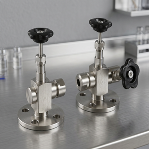 Vidrio de Observación de Acero Inoxidable con Brida |   150 #   Válvula de Aislamiento para Medidor de Nivel de Líquido con Conexión RF, Acero Inoxidable SS304 SS202, API 598 - Product Image 2
