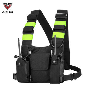 Bolsa de Transporte para Walkie Talkie de Nailon Verde Brillante, Bolsa de Cintura para Radio Bidireccional Anytalk C, Estuche de Transporte, Uso Táctico al Aire Libre - Product Image 1