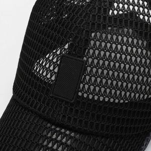 Gorra de béisbol hueca con visera de malla transpirable para verano, sombrero de malla para protección solar y sombrilla, estilo pico de pato para exteriores - Product Image 4