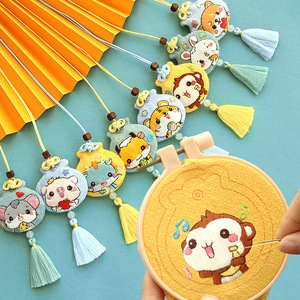 Cruz puntada Diy <span class=keywords><strong>bordado</strong></span> hecho <span class=keywords><strong>a</strong></span> mano-paquete de Material de dar <span class=keywords><strong>a</strong></span> amigos - Product Image 1