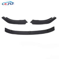 Kit carrosserie lèvre de pare-chocs avant noir brillant, spoiler, déflecteur, diffuseur, protection pour VW Golf MK6 GTI 2010-2013
