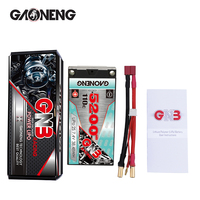 GNB GAONENG 5200MAH 2S 7.4V 110C Short Shorty Pack 5.0mm Bullet Hard Case Baterai LiPo untuk Mobil Balap RC Skala 1:10 1/12