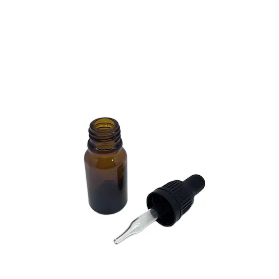 Goede Kwaliteit 10Ml Amber Glazen Fles Met Gl18 Druppelaar