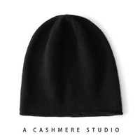 Gorro de Punto Jacquard 100% Lana de Cabra, Cálido para Invierno, Bordado Personalizado al por Mayor, Color Sólido, Unisex para Hombre y Mujer