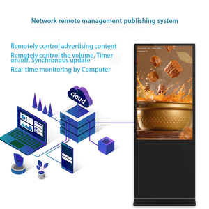 Fábrica Elegante 55 Polegadas LCD Digital Signage Quiosque Sistema Operacional <span class=keywords><strong>Android</strong></span> Interatividade Indoor Publicidade Vertical Touch Screen - Product Image 3