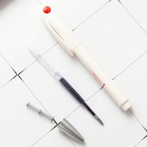 Cadeau publicitaire, logo personnalisé imprimé, stylo à bille promotionnel en plastique recouvert de caoutchouc souple rétractable pour hôtel - Product Image 2