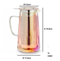 Vente en gros directe 600ml bouteille d'eau en verre étanche en acier inoxydable Fitness Sports de sport en plein air avec manchon en silicone