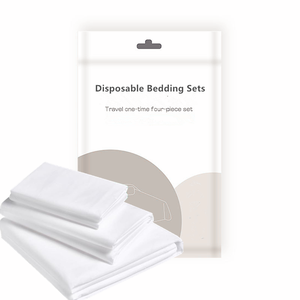 Set da Viaggio di Lusso 4 Pezzi, Impermeabile, 100TC, Pronto all'Uso, Misura Grande, Stile Europeo, Copriletto con <span class=keywords><strong>Federe</strong></span> - Product Image 1