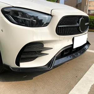2021+ para Mercedes Clase E W213 C238 E260 E300 AMG Labio de parachoques delantero, alerón, difusor inferior, divisores, kit de carrocería y protector - Product Image 4