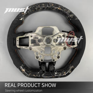 พวงมาลัยคาร์บอนไฟเบอร์สำหรับ <span class=keywords><strong>Ford</strong></span> <span class=keywords><strong>Mustang</strong></span> S550 2015-2023 5.0L <span class=keywords><strong>GT</strong></span> <span class=keywords><strong>V8</strong></span> 350 500 Shelby Mach 1 RTR - Product Image 5