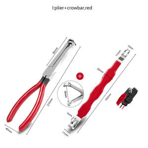 3 فاصل خط الوقود كماشة فصل كهربائي تسخير الأسلاك عدم الانزلاق القاطع السلطة مجموعة المجمع السلطة انقطاع التيار الكهربائي - Product Image 4