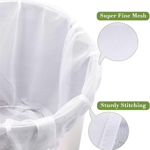 Bolsas reutilizables para elaboración casera de cerveza, granos, vino y cerveza; diseño con cordón ajustable. - Product Image 4