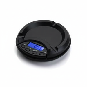 Báscula Digital de Bolsillo con Pantalla LCD Redonda, Capacidad de 1 kg, Portátil, para Medir Peso de Joyas, Hierbas, Báscula Electrónica - Product Image 1