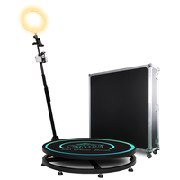 100 cm Big Size 360 Photo Booth Portable 360 Degree Video Selfie Photobooth Portable for Party Props