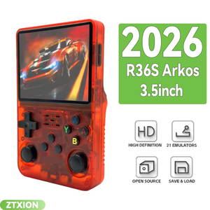 เครื่องเล่นเกมพกพา R36S คุณภาพสูง หน้าจอ 3.5 นิ้ว ระบบโอเพ่นซอร์ส Linux พร้อมเกมกว่า 14000 เกม และเครื่องเล่นวิดีโอ - Product Image 3