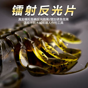 เหยื่อปลอมรูปกุ้งแบบนิ่ม3นิ้ว6กรัมมาใหม่2023 - Product Image 4