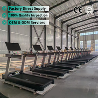 Cinta de Correr Comercial con Pantalla Curva de 32 Pulgadas, Directo de Fábrica 2026, con Función de Duplicación de Pantalla para Gimnasios