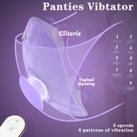 S-hande USB-Aufladbarer Ferngesteuerter Mini-Schmetterlings-Vibrator Tragbarer Slip-Vibrator mit Fernbedienung
