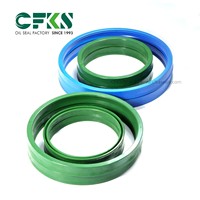 Joint d'étanchéité hydraulique personnalisé CFKS, joint de tige en U 190*206*18 en polyuréthane, joint rotatif UR vert bleu, joint d'étanchéité UR pour machines