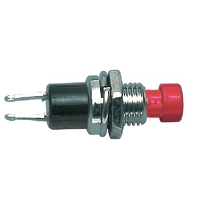 Interruptor de Presión de 12V 5A con Botón Rojo y Carcasa Metálica para Uso Automotriz - Product Image 1
