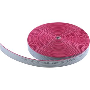 สายเคเบิลริบบิ้นแบบแบน IDC ตัวนำทองแดงของแอนเทรดเดอร์ 10 สาย 32 ฟุต สีเทา สำหรับขั้วต่อขนาด 2.54 มม. - Product Image 1