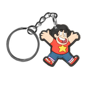 Llaveros personalizados steven universe running, llavero de plástico suave de PVC, anillo - Product Image 2