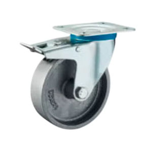 Ruedas de Alta Resistencia y Calidad con Rodamientos de Bolas Dobles, Capacidad de Carga de 220kg-300kg, Diámetro de 100mm/125mm, Venta al Por Mayor - Product Image 1