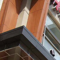 Panneau composite en aluminium finition bois 4x8 FR A2 ACP pour façade extérieure, bardage métallique, panneau Alu Cobond - Prix