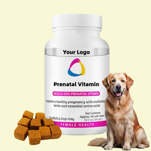 Golosinas Masticables de Vitaminas Prenatales para Perros OEM, Suplemento Completo para Perros y Gatos Embarazados, Enriquecido con Nutrientes Esenciales - Product Image 1