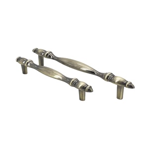 Vintage traditional zinc alloy furniture handles cabinet pulls for dresser drawer kitchen wardrobe pulls handles