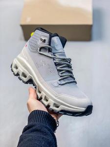 High-top Outdoor Casual Walking Shoes with Breathable Mesh Upper Cushioning Stylish Thick Sole Basketball Shoes - Product Image 3